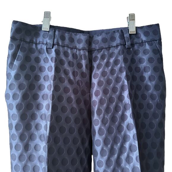 J.Crew City Fit Skimmer Blue Polka
Dots Ankle Pants Size 0 - Picture 4 of 7